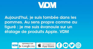 À la fin de cette leçon de vocabulaire, vous trouverez des. Inclassable Aujourd Hui Je Suis Tombee Dans Les Pommes Au Sens Propre Comme Vdm