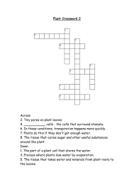 And as we promised, we're happy to help you find the solution to succulent plants. Plants Crossword Teaching Resources