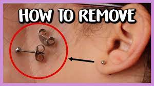 Tips to follow to take care of your piercings. How To Remove Piercing Earrings With Butterfly Backings What To Do If It S Stuck Youtube