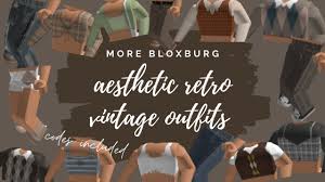 Roblox bloxburg yellow traditional family home. Aesthetic Vintage Retro Baddie Outfit Codes Part 2 Bloxburg Roblox Youtube