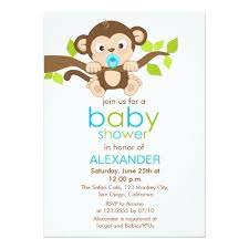 Cute Little Monkey Boy Baby Shower Invitation Zazzle Com Monkey Baby Shower Invitations Monkey Baby Shower Monkey Girl Baby Shower