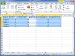 Control Chart How To Create One In Excel 2010 Hakan