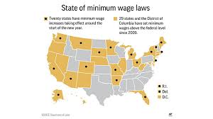 Minimum wage is the lowest salary or payment in exchange for work that employers can legally supporters of minimum wage argue the opposite, saying that it increases the standard of living for. 29 States Have Minimum Wages Above The Federal Level