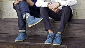 Blue Suede Shoes Clarks Desert Boot Desert Boots Clarks Originals