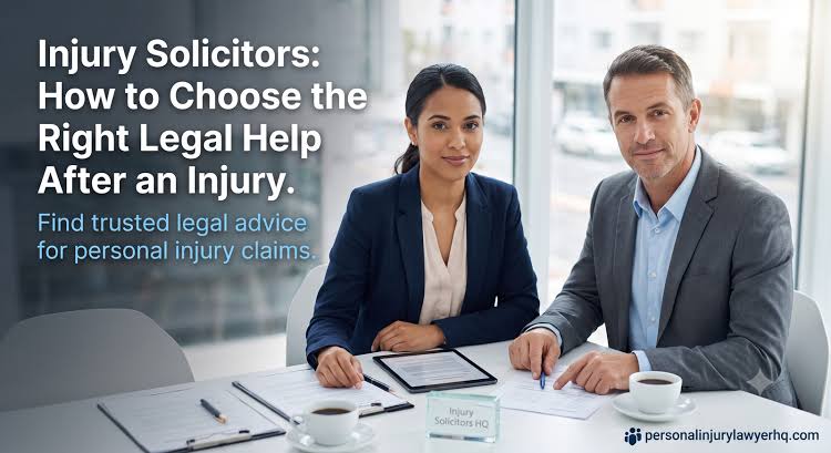 Injury Solicitors: How to Choose the Right Legal Help After an Injury - Personal  Injury Lawyer HQ