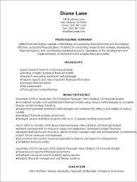 As an analyst, the aim of your job is to gather and analyze financial data both from within the company and from an outside economic standpoint. Financial Analyst Resume Template Myperfectresume