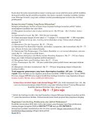 Mid test memahami segmentasi pasar. Training Manajemen Kandidat Dan Pelatihan Saksi