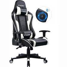 5% coupon applied at checkout. Gt890m White Gaming Chair With Speaker Gtracing