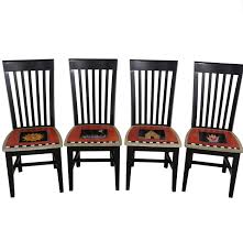 fan back dining chairs set of four