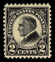 Arago Harding Memorial Issue Vintage Postage Stamps Vintage Stamps Mail Stamp