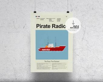 Pirate Radio | DIGITAL DOWNLOAD - Etsy