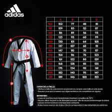 Black Collar White Collar Dobok Adidas Taekwondo Uniforms