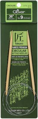 ‹back to yarn & needle crafts. Takumi Bamboo Circular Knitting Needles 36 Size 9 5 5mm 051221253393