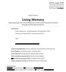 Unbelehrbar israelfeindlich: Die Schweiz finanziert weiterhin  anti-israelische NGOs