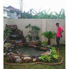 Cara membuat air terjun kolam koi murah meriah buatan sendiribagi sobat koi yang kolam koinya belum ada waterfall atau pancuranyabisa membuat sendiri tanpa h. Jasa Buat Kolam Air Terjun Kolam Minimalis Kolam Relief Kolam Ikan Hias Koi Hijau Taman Bogor Jawa Barat Indonetwork