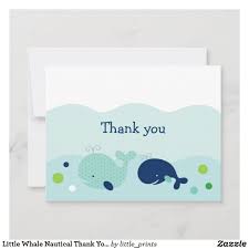 Little Whale Nautical Thank You Note Cards Zazzle Com In 2021 Thank You Note Cards Note Cards Custom Thank You Cards