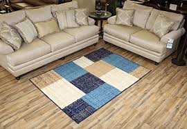 How do you calculate rug size? Purhome Modela Collection Geometric Abstract Area Rugs New Vibrant Colors Navy Blue Teal 4 9 X 6 10