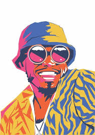 Anderson Paak Hip Hop Graphic Design A4 Print A3 Print Digital Etsy Album Art Design Hip Hop Poster Hip Hop Illustration