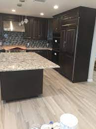 Maple Cabinets In Thatch Finish In Palos Verdes Espresso Kitchen Cabinets Dining Room Design Kitchen Cabinets Lowes