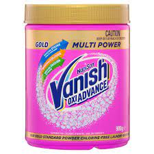 Our oxi action formula is more than capable of removing stains without the need for harsh chemicals like this and is proven to lift over 100 stains. Vanish Gold Oxi Action Multi Power Powder Vanish Au