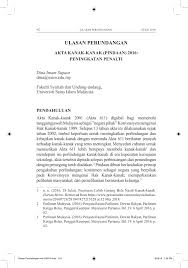 Tanggungjawab malaysia sebagai negara pihak konvensyen mengenai. Pdf Akta Kanak Kanak Pindaan 2016 Peningkatan Penalti