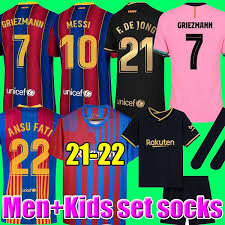 Der große erzrivale ist der spanische verein real madrid. Grosshandel Fc Barcelona Fussballtrikots Messi Barca 20 21 22 Ansu Fati 2021 2022 Griezmann F De Jong Countinho Dest Fussballtrikots Trikot Manner Kinder Setzt Socken Jungen Jugend Von Popjersey2018 8 36 Auf De Dhgate Com Dhgate