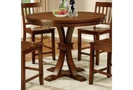 In this review we want to show you counter height kitchen table and chairs. Furniture Of America Foster Ii Transitional Round Counter Height Pedestal Table Dream Home Interiors Pub Tables