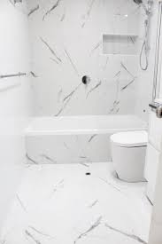Feature Wall Carrara Bathroom Marble Tiles Bathrooms Marble Bathroom Renovations Whit White Marble Bathrooms Marble Bathroom White Marble Tile Bathroom