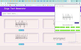 A font changer is used for changing the font of a text using a font generator. Zalgo Text Generator áˆ