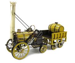 Check spelling or type a new query. Www Hattons Co Uk Jayland Tn2042ab Y 1829 Stephenson S Rocket Steam Locomotive Static In Yellow Tinplate Model