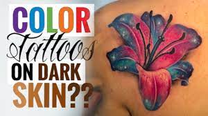 However, a few issues such as keloids, itching and peeling look are more common for darker skin tones. Tips Tricks For Tattooing Darker Skin Tones Adriana Hallow Youtube