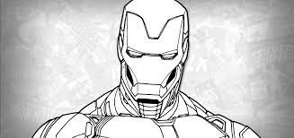Mark 50 ironman iron man the avengers endgame coloring pages. How To Draw Iron Man Mark 85 Avengers Endgame Drawing Cute766