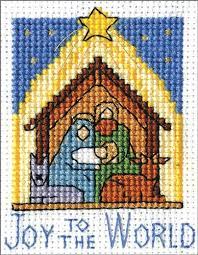 Stitches = 209w x 300h colours = 85 dmc colours finished size = 15 x 21.5 using 14count or 12 x 17 using 18count. Nativity Counted Cross Stitch Kit