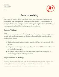 Although it takes a bit of energy and time to exercise daily, it offers benefits that far surpass the efforts you put. The Positive Effects Of Walking Essay Example 370 Words Gradesfixer