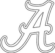 You could download these images by using the download button, or right click on the image and use the save image menu. Alabama University Of Alabama A Text Coloring Page Wecoloringpage Football Coloring Pages Alabama Quilt Coloring Pages