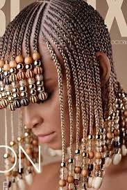Braids With Fringes Braided Hairstyles Box Braids Hairstyles Braids With Beads