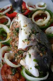 Daurade Farcie Aux Crevettes Passion Culinaire By Minouchka Recettes De Cuisine Africaine Cuisine Marocaine Recettes De Cuisine