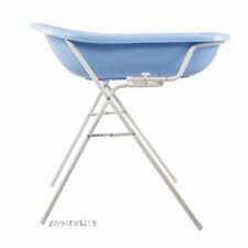 Eine gut gepflegte badewanne für babys. Baby Badewanne Blau Xxl 100 Cm Badewannenstander Babywanne Stander Ebay