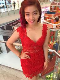 Red Dress For Chinese New Year Brokat Tile Red Dress Madebyorder Fashiondesign