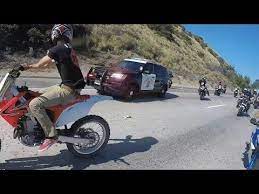 Cop Tries To Stop Group Of Bikers Then This Happens Youtube Viral Videos Funny Wow Video Cop