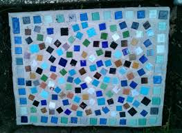 Mosaiktrittsteine Aus Fliesenresten Mosaik Ideen Fliesen