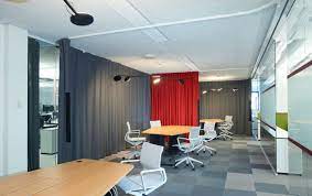 Office Sound Curtains Used To Isolate Meeting Rooms Dining Room Decor Modern Dining Room Small Contemporary Bedroom Furniture