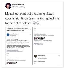 There Are Cougars Among Us In 2020 Funny Stupid Funny Funny Memes