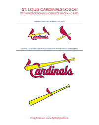 Stl Cardinals Birds On The Bat St Louis Cardinals Logos With Proportionally Cardinals Cardinals Jersey St Louis Cardinals