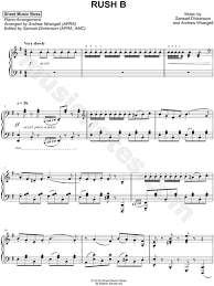 Rush_e (not the real tempo) by. Sheet Music Boss Rush B Sheet Music Piano Solo In E Minor Download Print Sku Mn0199841