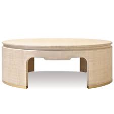 22024 Raffia Coffee Table Oval Table Furniture Coffee Table Furniture Side Tables