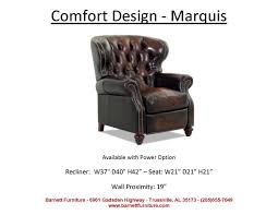 Comfort Design Marquis Recliner You Choose The Fabric Or Leather Recliner Furniture Pretty Furniture