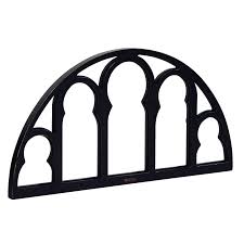 Magnolia Home Furniture Black Semi Circle Window Wall Pane Rc Willey Furniture Store In 2020 Magnolia Homes Window Pane Window Wall Decor