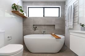 So if your space allows, a freestanding bath is the choice du jour for modern. Freestanding Bath Main Bathroom Free Standing Bath Bathroom Freestanding Concrete Tiles Bathroom
