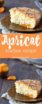 Press halved apricots into the top of the dough, cut side up, placing them as close together as possible while leaving a little gap in between. Apricot Kuchen